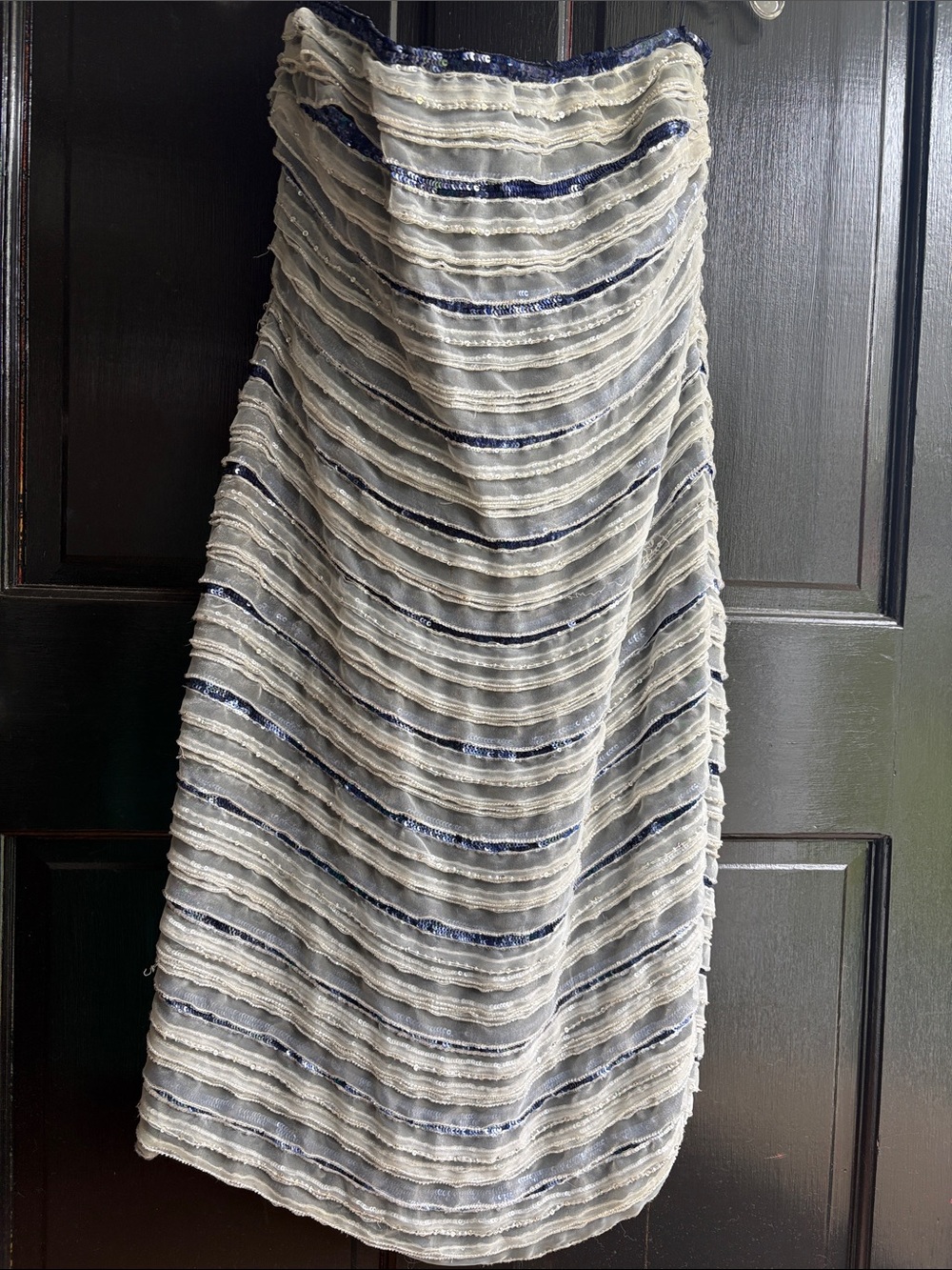 Giorgio Armani Silk Embroidered Dress Size 44